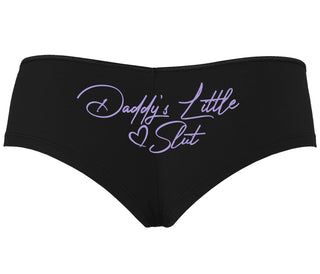 Daddy's Little Slut - Black Boyshort
