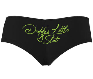 Daddy's Little Slut - Black Boyshort