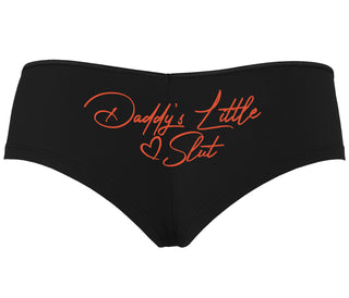 Daddy's Little Slut - Black Boyshort