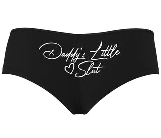 Daddy's Little Slut - Black Boyshort