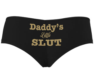 Daddy's Little Slut - Black Boyshort