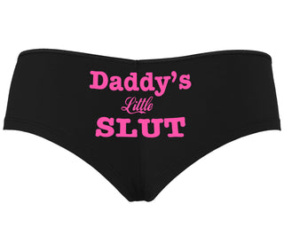 Daddy's Little Slut - Black Boyshort