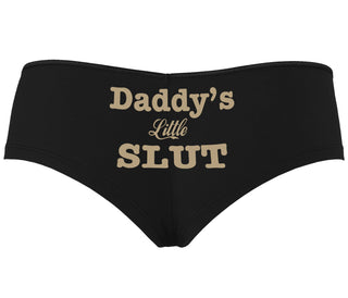 Daddy's Little Slut - Black Boyshort
