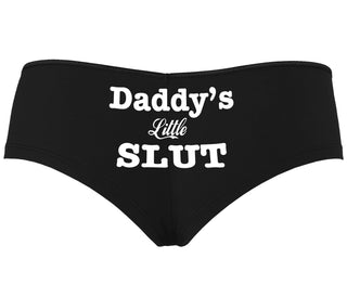 Daddy's Little Slut - Black Boyshort