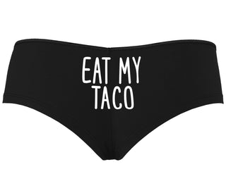 Eat My Taco - Taco Tuesday - Black Boyshort