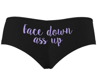 Face Down Ass Up - Black Boyshort
