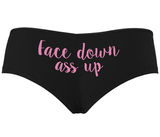 Face Down Ass Up - Black Boyshort