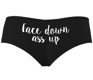 Face Down Ass Up - Black Boyshort