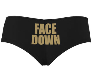 Face Down - Black Boyshort