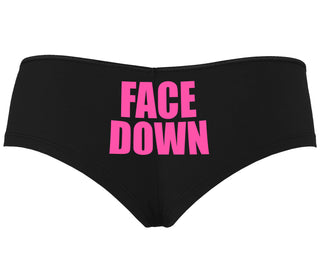 Face Down - Black Boyshort