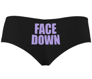 Face Down - Black Boyshort