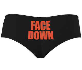 Face Down - Black Boyshort