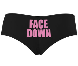 Face Down - Black Boyshort