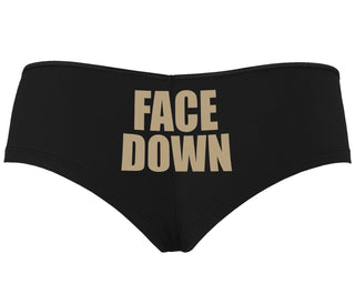 Face Down - Black Boyshort