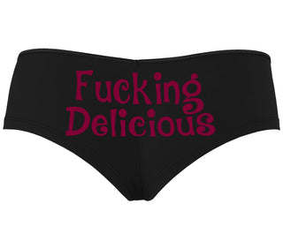 Fucking Delicious - Tasty - Black Boyshort