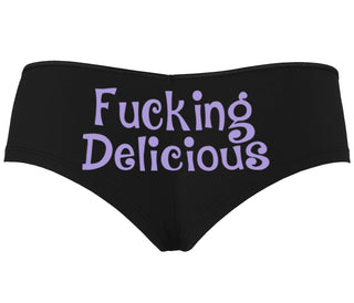 Fucking Delicious - Tasty - Black Boyshort