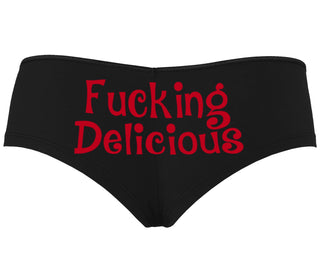 Fucking Delicious - Tasty - Black Boyshort