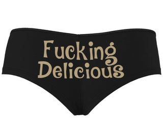 Fucking Delicious - Tasty - Black Boyshort