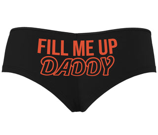 Fill Me Up Daddy - Black Boyshort