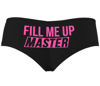 Fill Me Up Master - Black Boyshort
