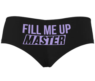 Fill Me Up Master - Black Boyshort