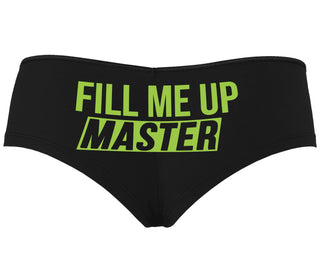 Fill Me Up Master - Black Boyshort