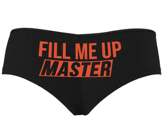 Fill Me Up Master - Black Boyshort