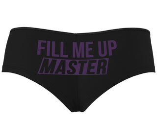 Fill Me Up Master - Black Boyshort
