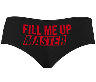 Fill Me Up Master - Black Boyshort