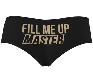 Fill Me Up Master - Black Boyshort