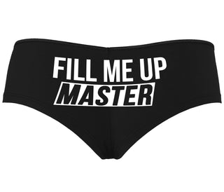 Fill Me Up Master - Black Boyshort