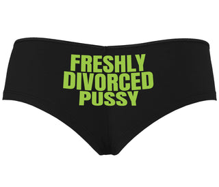 Freshly Divorced Pussy - Black Boyshort
