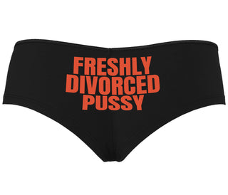 Freshly Divorced Pussy - Black Boyshort