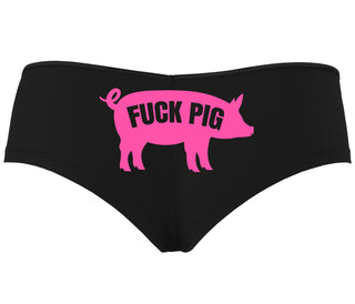 Fuck Pig - Black Boyshort