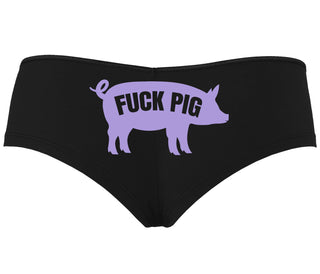 Fuck Pig - Black Boyshort