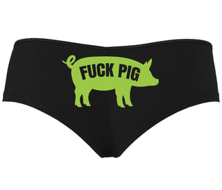 Fuck Pig - Black Boyshort