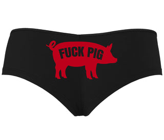 Fuck Pig - Black Boyshort