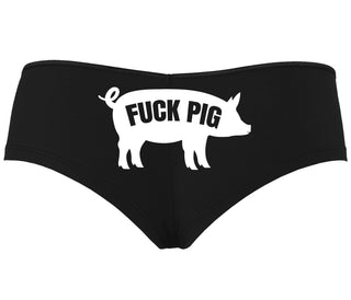 Fuck Pig - Black Boyshort