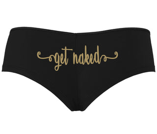 Get Naked - Black Boyshort