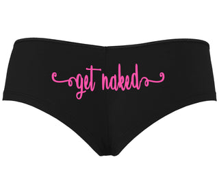 Get Naked - Black Boyshort