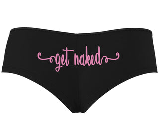 Get Naked - Black Boyshort