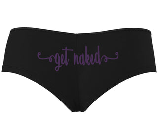 Get Naked - Black Boyshort