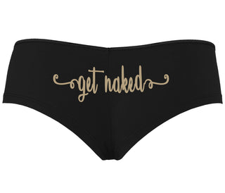 Get Naked - Black Boyshort