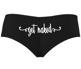 Get Naked - Black Boyshort