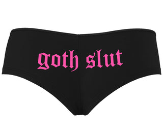Goth Slut - Black Boyshort