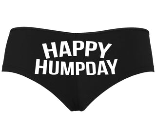 Happy Humpday - Black Boyshort