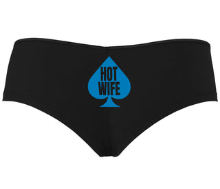 Hot Wife Spade Symbol - Black Boyshort