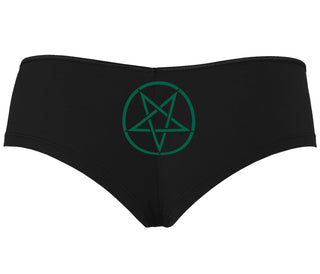 Inverted Pentagram - Black Boyshort