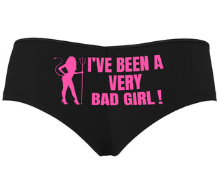 I've Been A Very Bad Girl - Black Boyshort