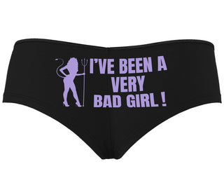I've Been A Very Bad Girl - Black Boyshort
